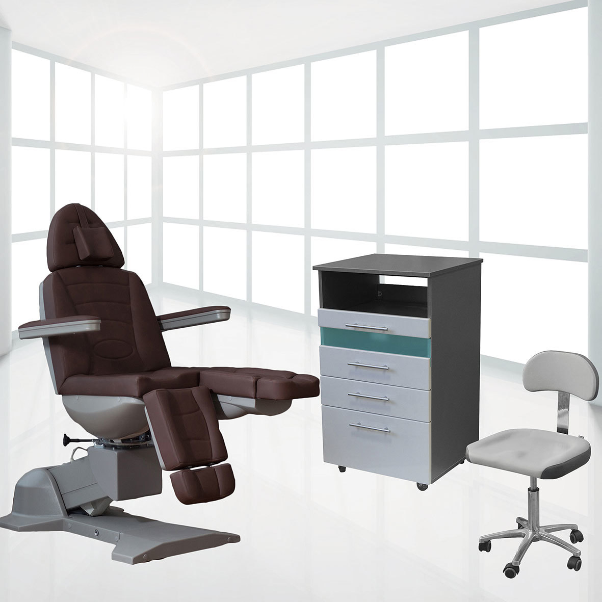 Сигма кабинет клиента. Сигма 5 кресло педикюрное. Сигма 5,0 кресло. Мебель для педикюрного кабинета. Оснащение педикюрного кабинета.